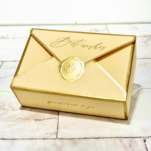 Load image into Gallery viewer, 3 Piece Best Wishes Envelope Box 3件裝鎏金信使禮盒