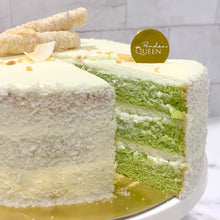 Load image into Gallery viewer, 6" Pandan Coconut Cream Cake 班蘭椰子忌廉蛋糕