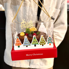 Load image into Gallery viewer, 6” Dark Chocolate Ganache Yule Log Cake 黑朱古力聖誕蛋糕