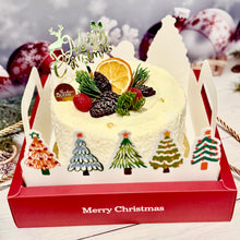Load image into Gallery viewer, 6" Pandan Coconut Cream Yule Log Cake 班蘭椰子忌廉聖誕蛋糕