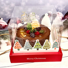 Load image into Gallery viewer, 6” Dark Chocolate Ganache Yule Log Cake 黑朱古力聖誕蛋糕