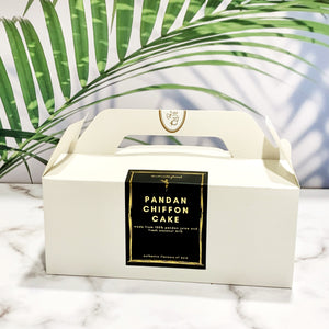 4 Piece Set Pandan Cake Box 4件班蘭蛋糕盒