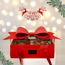 Load image into Gallery viewer, Assorted 6 Treats Big Bow Hamper 什錦6款美食大蝴蝶結禮蓝