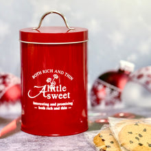 Load image into Gallery viewer, Dark Chocolate Cookie Thins Christmas Tin 黑朱古力脆片聖誕鐵罐禮盒