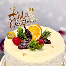 Load image into Gallery viewer, 6" Pandan Coconut Cream Yule Log Cake 班蘭椰子忌廉聖誕蛋糕