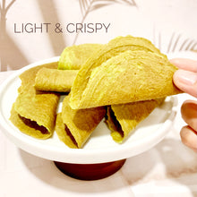 Load image into Gallery viewer, Light &amp; Crispy Pandan Love Letters 薄又脆班蘭椰汁脆卷