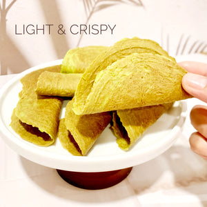 Light & Crispy Pandan Love Letters 薄又脆班蘭椰汁脆卷