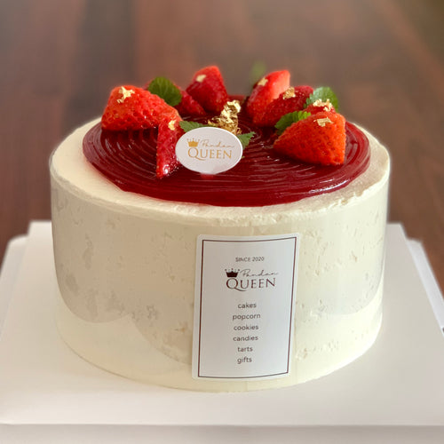 6” Strawberry Chiffon Cake 士多啤梨戚風蛋糕