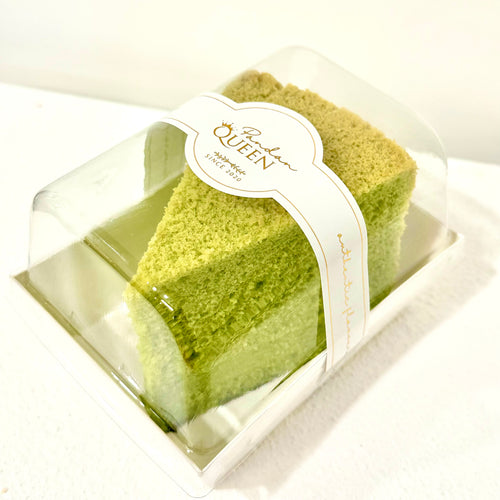 Single Piece Pandan Chiffon Cake 单件班蘭女王戚風蛋糕