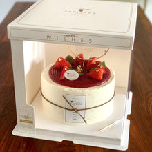 Load image into Gallery viewer, 6” Strawberry Chiffon Cake 士多啤梨戚風蛋糕