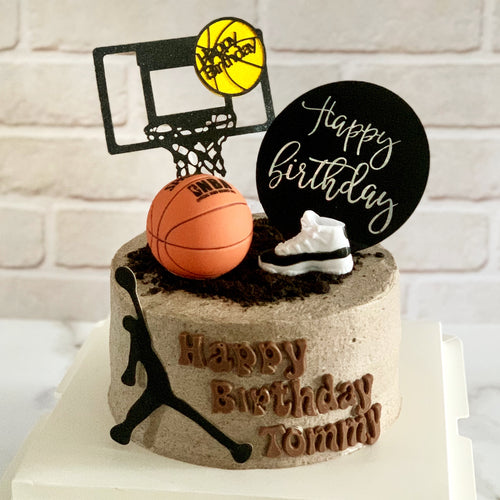 6” NBA Theme Oreo Chocolate Cake NBA主題Oreo朱古力蛋糕