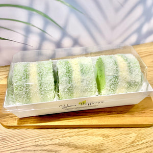 9 Piece Set Pandan Cream Cloud Cake 9件装班蘭奶貝蛋糕