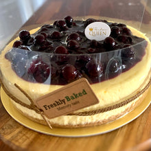 Load image into Gallery viewer, 7” Blueberry Cheesecake with Blueberry Topping 紐約藍莓芝士蛋糕